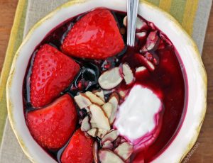 Triple Berry Yogurt Bowl