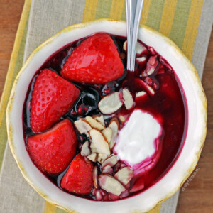 Triple Berry Yogurt Bowl