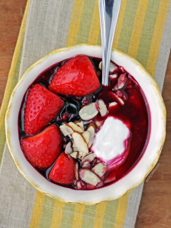 Triple Berry Yogurt Bowl
