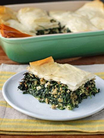 Spinach and Chicken Phyllo Bake