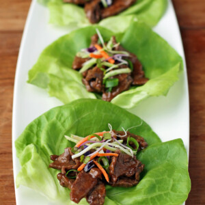 Teriyaki Steak Lettuce Wraps