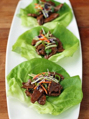 Teriyaki Steak Lettuce Wraps