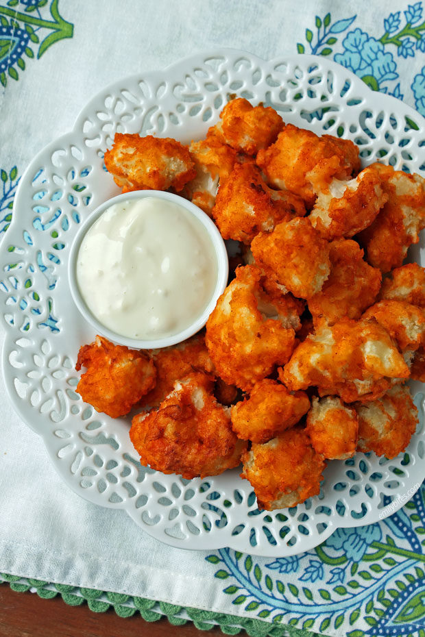 Buffalo Cauliflower Wings - Emily Bites