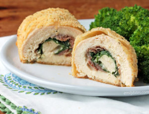 Chicken Florentine Roulades