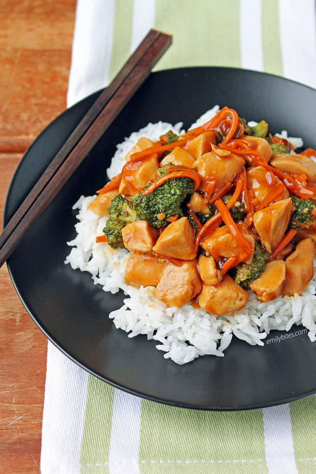 Chicken Teriyaki Stir Fry - Emily Bites