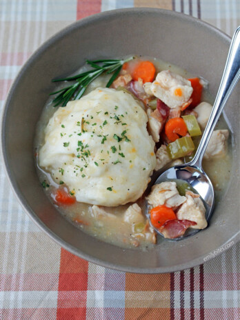 Chicken and Bacon Dumpling Stew