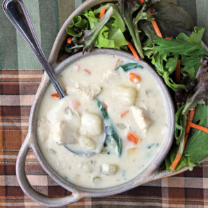 Creamy Chicken and Gnocchi Soup