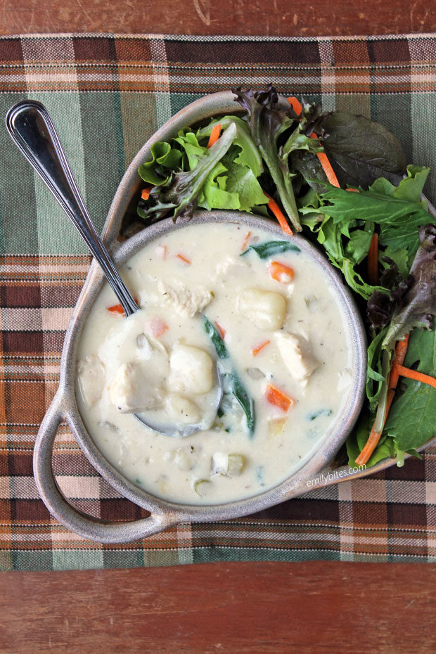 Creamy Chicken and Gnocchi Soup