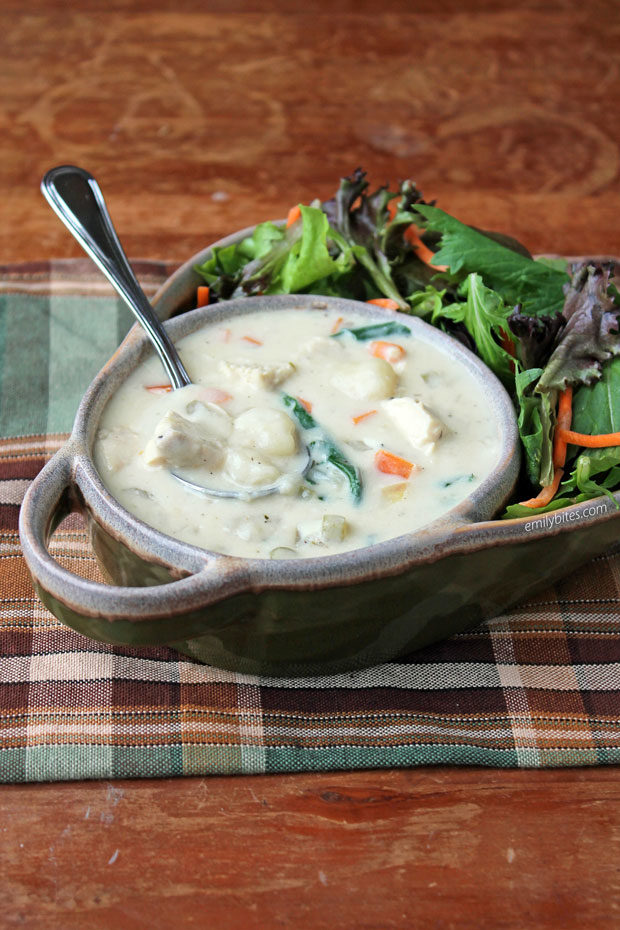 Creamy Chicken and Gnocchi Soup