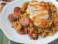 Spicy Dirty Rice with Chicken and Sausage