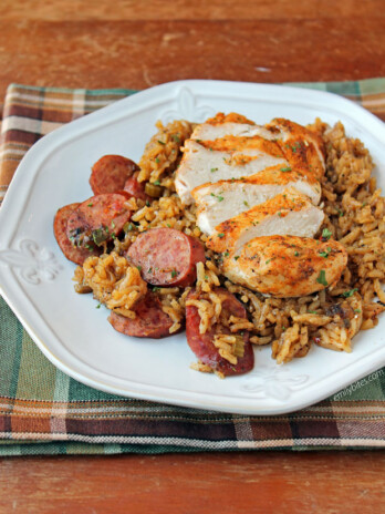 Spicy Dirty Rice with Chicken and Sausage