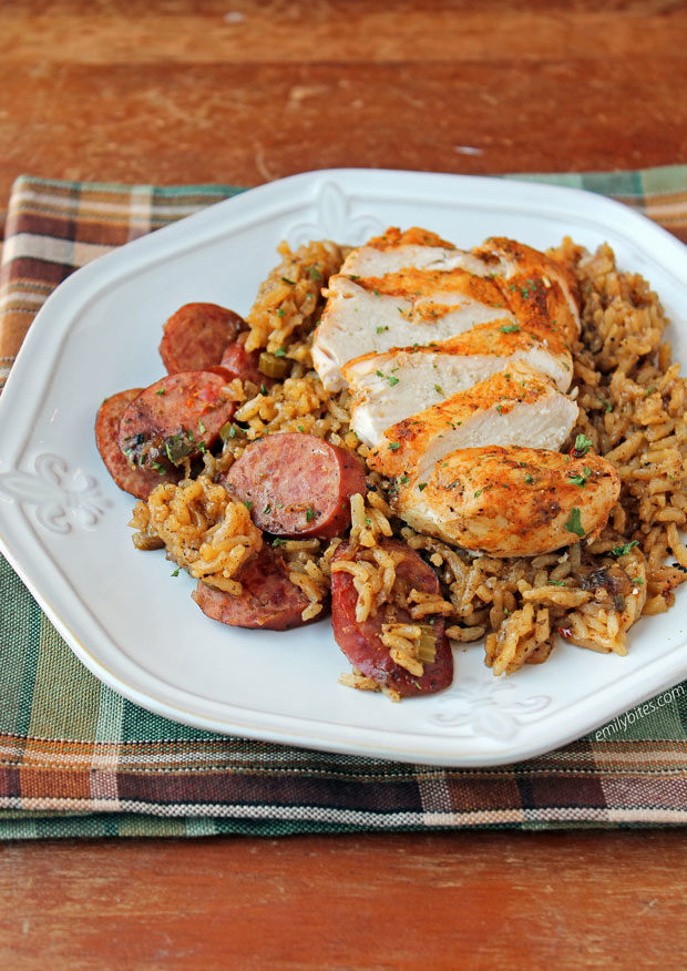 Cajun Sausage and Rice - I Heart Eating