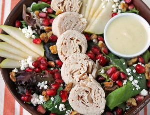 Turkey and Pear Autumn Salad