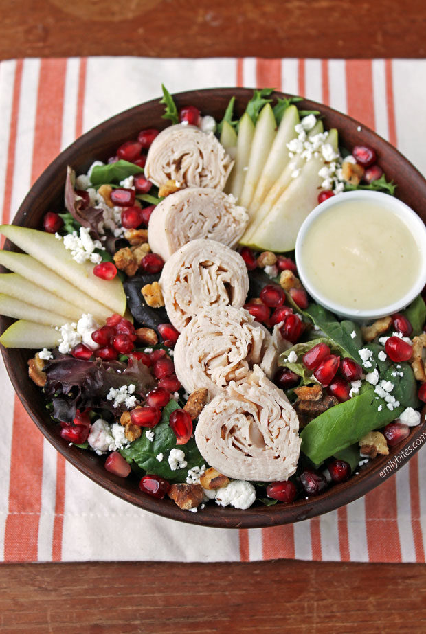 Turkey and Pear Autumn Salad