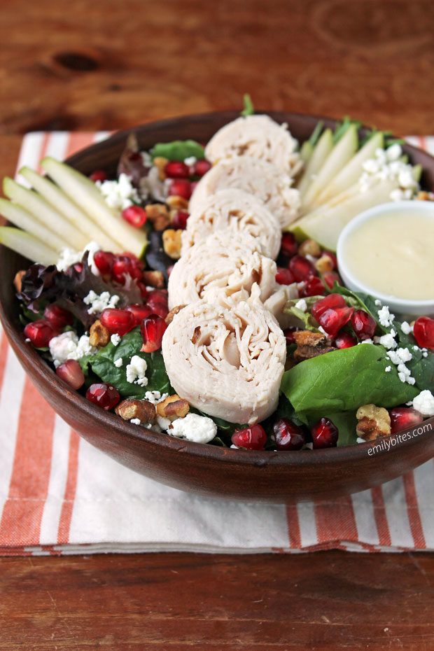 Turkey and Pear Autumn Salad