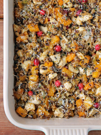 Chicken and Squash Wild Rice Casserole
