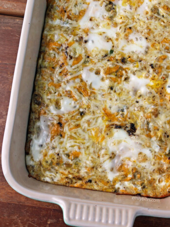 Sausage and Pepper Egg Bake