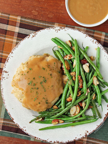 Stuffed Turkey Bundles with Gravy