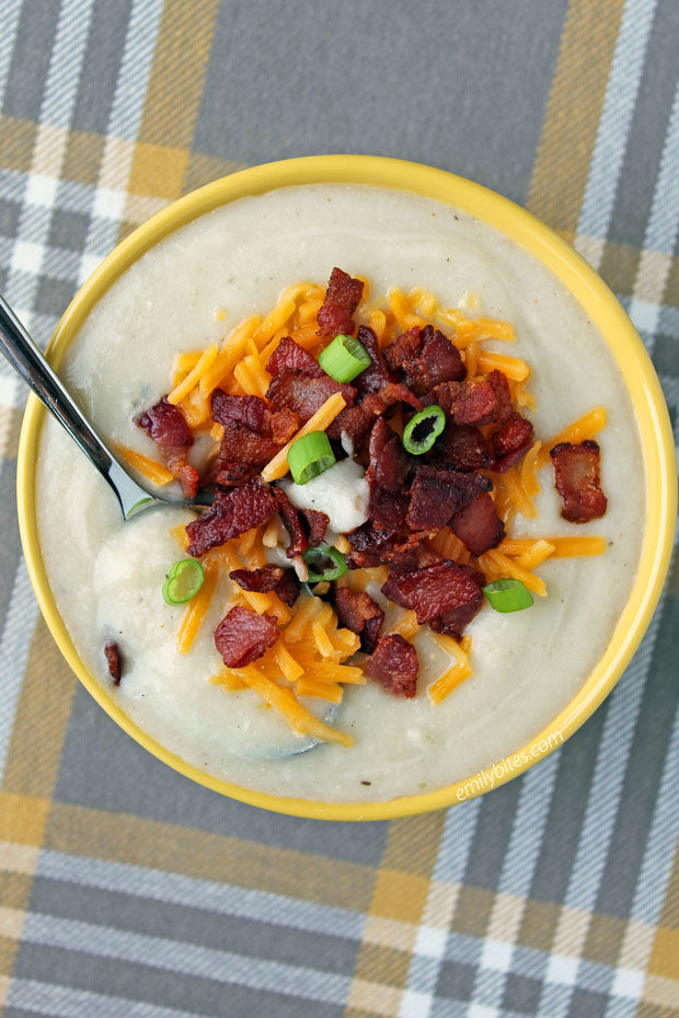 Slow Cooker Loaded Baked Potato Soup