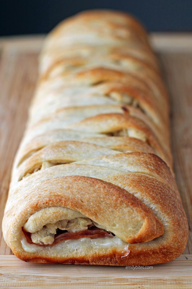 Chicken Cordon Bleu Braid