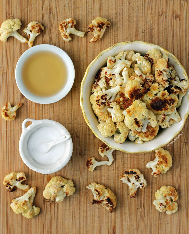 Salt and Vinegar Roasted Cauliflower