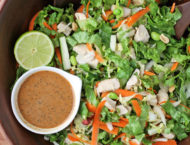 Thai Chicken Chopped Salad with Peanut Dressing