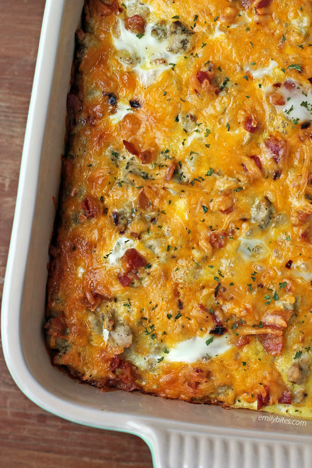 tater tot casserole breakfast for two