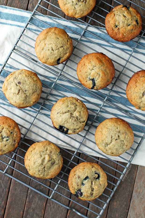 Banana Blueberry Muffins