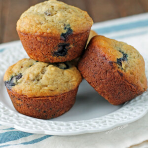 Banana Blueberry Muffins