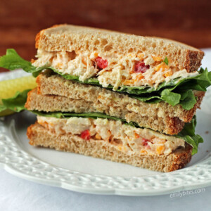 Pimento Cheese Chicken Salad Sandwiches