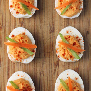 Buffalo Deviled Eggs