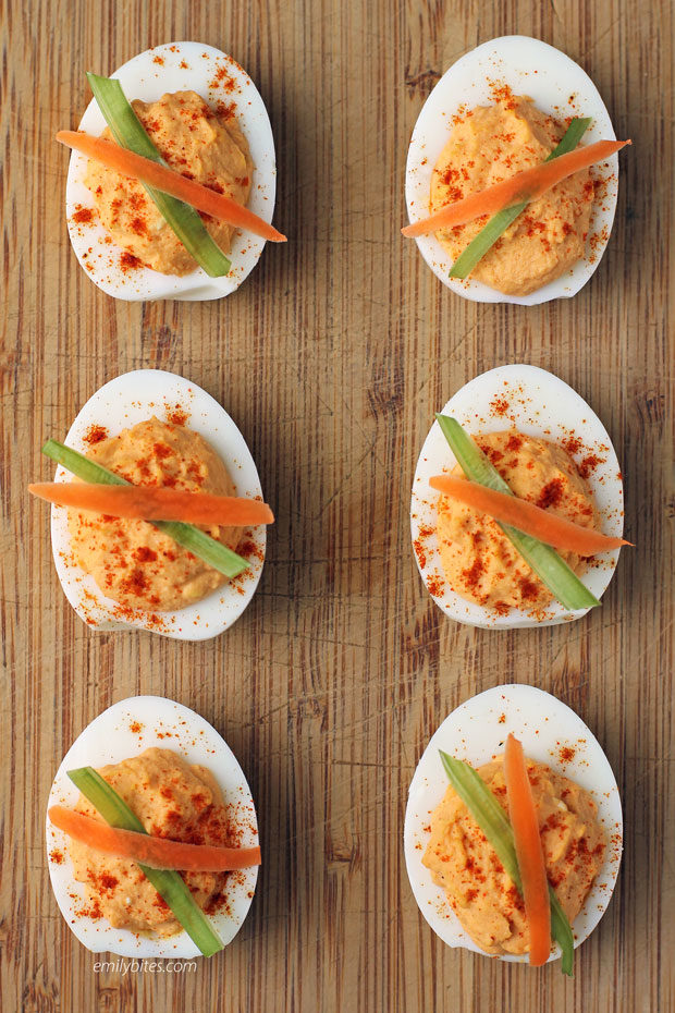 Buffalo Deviled Eggs