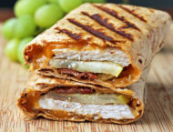 Chicken Bacon Apple Cheddar Wraps