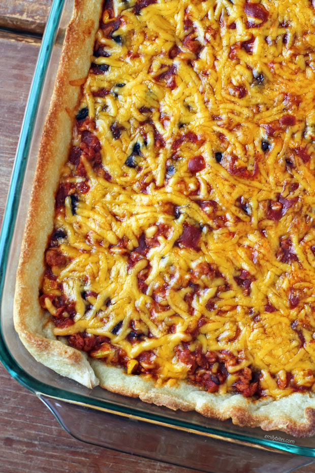 Deep Dish Taco Casserole