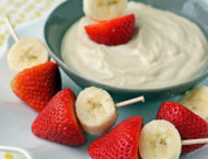 Peanut Butter Yogurt Fruit Dip