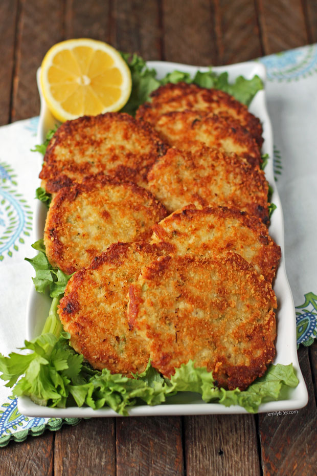 Tuna Cakes on a plate