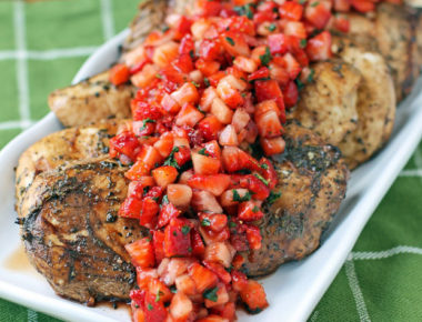 Strawberry Balsamic Grilled Chicken - Emily Bites