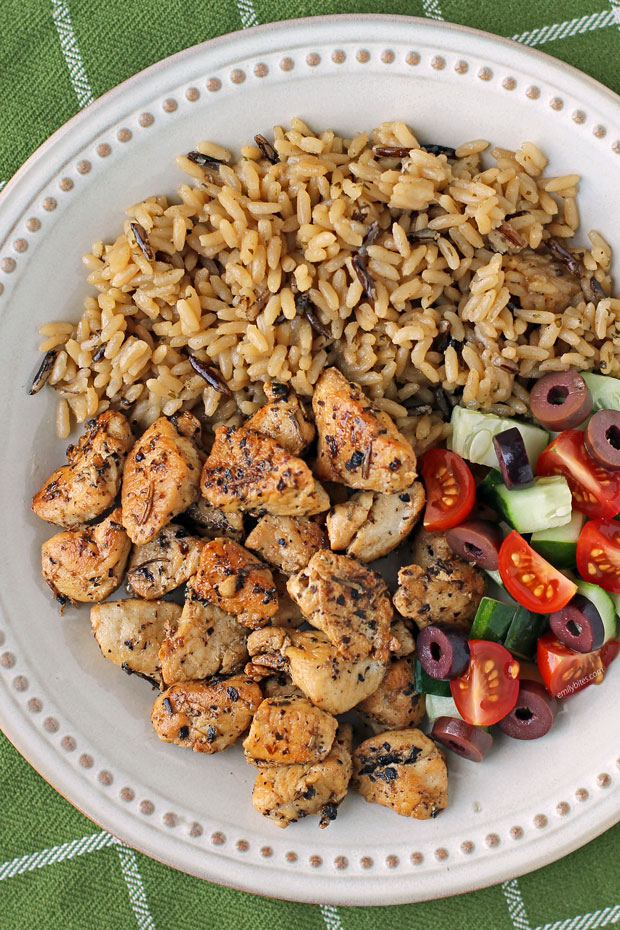 Chicken Taco Rice Skillet - Emily Bites