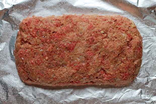 Meatloaf uncooked