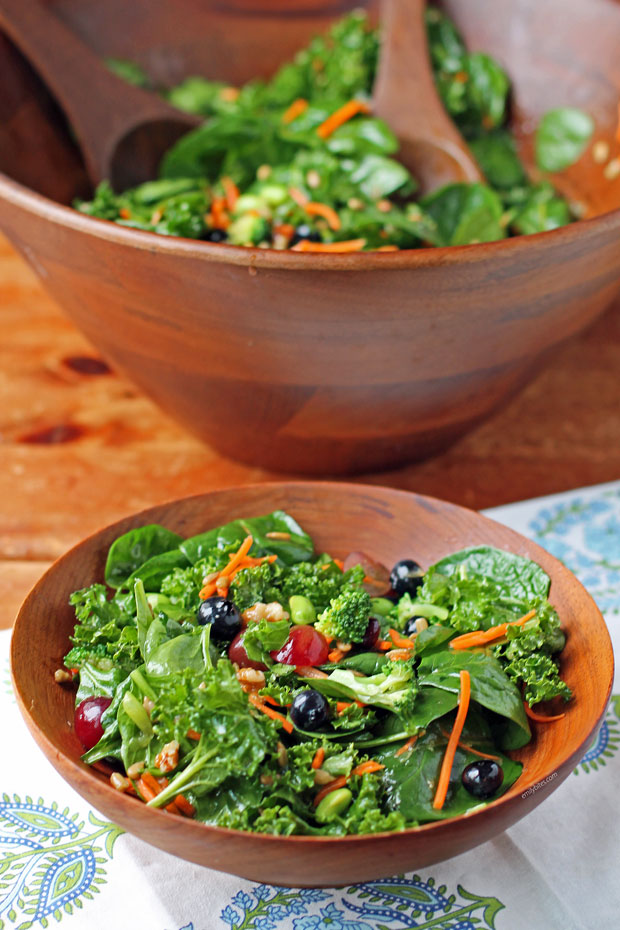 All Green Salad with Citrus Vinaigrette Recipe