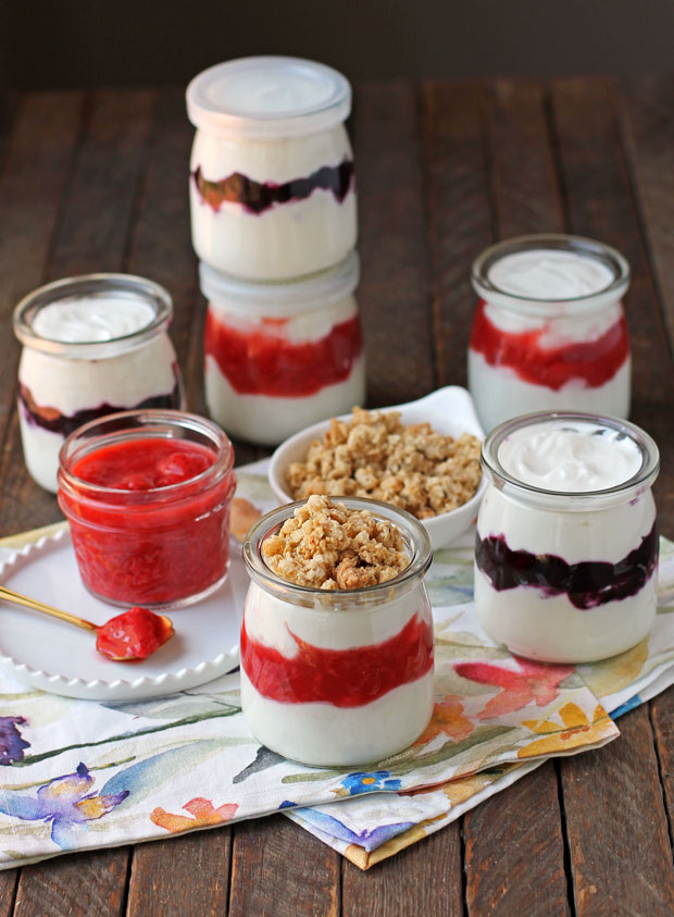 Yogurt Parfaits in a Mason Jar Are Perfect for Breakfasts on the Go