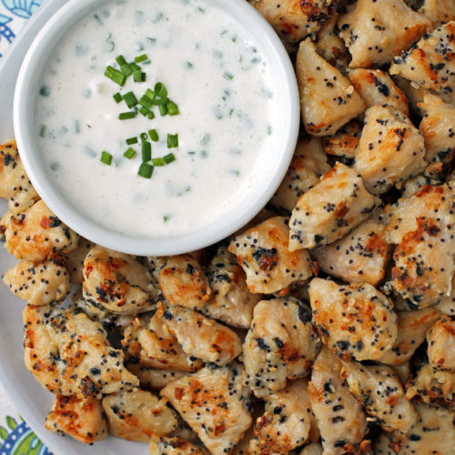 Cheesy Garden Vegetable Baked Chicken - Emily Bites