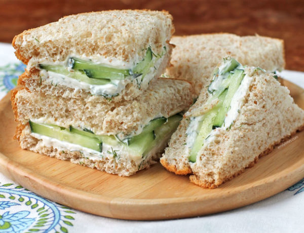 Cucumber Sandwiches - Emily Bites