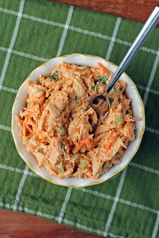 Buffalo Chicken Salad in a bowl