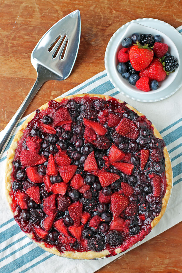 Mixed Berry Pie - Just so Tasty