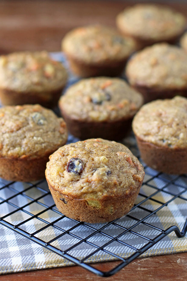 Healthy Morning Glory Breakfast Muffins