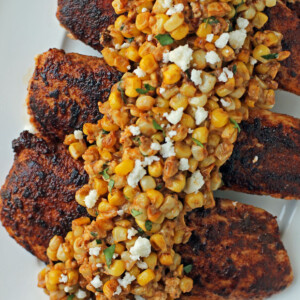 Mexican Street Corn Chicken from above