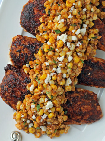 Mexican Street Corn Chicken from above