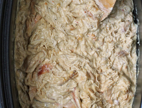 Slow Cooker Creamy Italian Chicken - Emily Bites