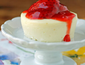 Strabwerry Cheesecake Cup close up